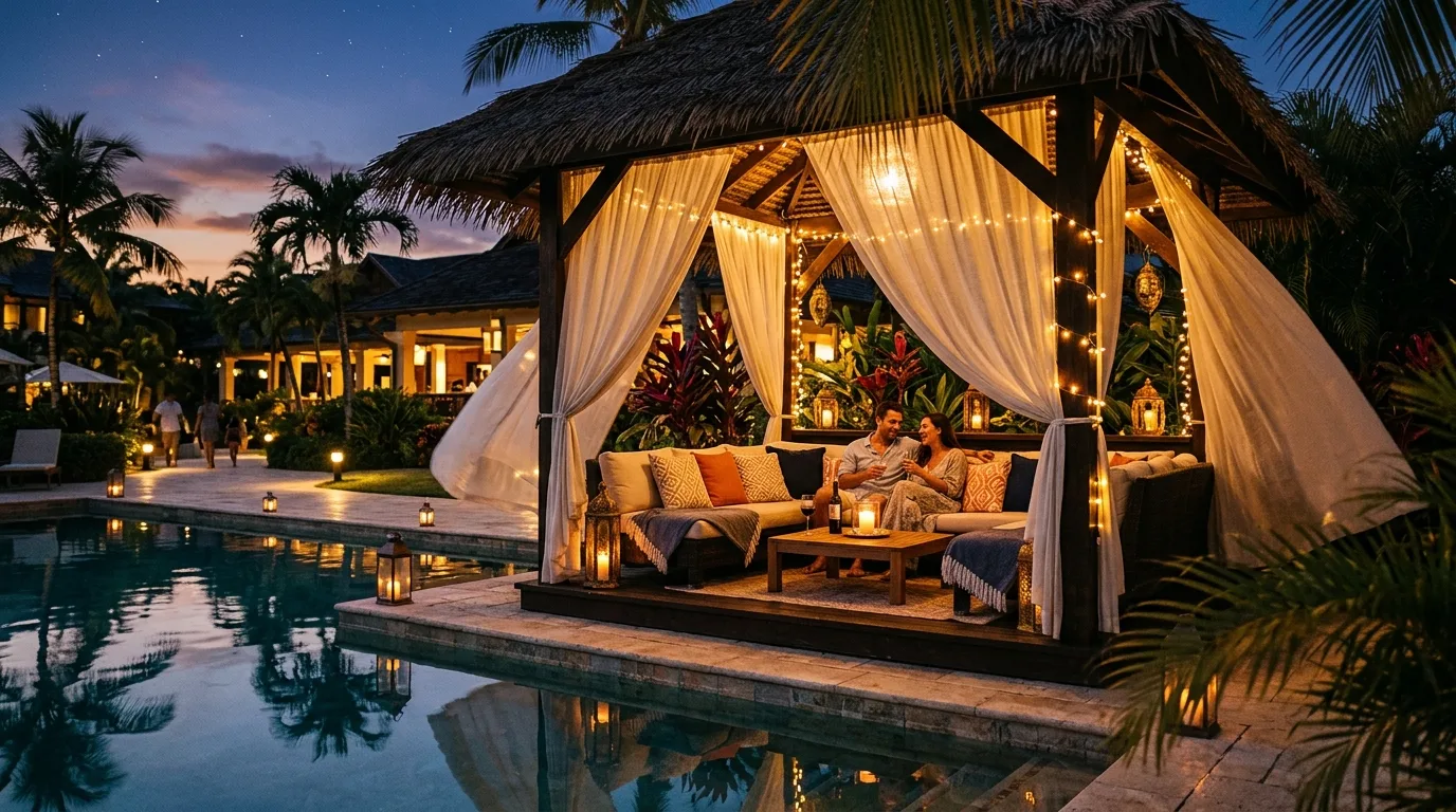Raised Planters by the Pool